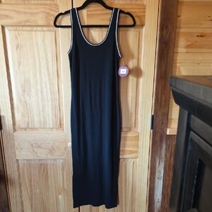 SO Black Midi Tank Dress